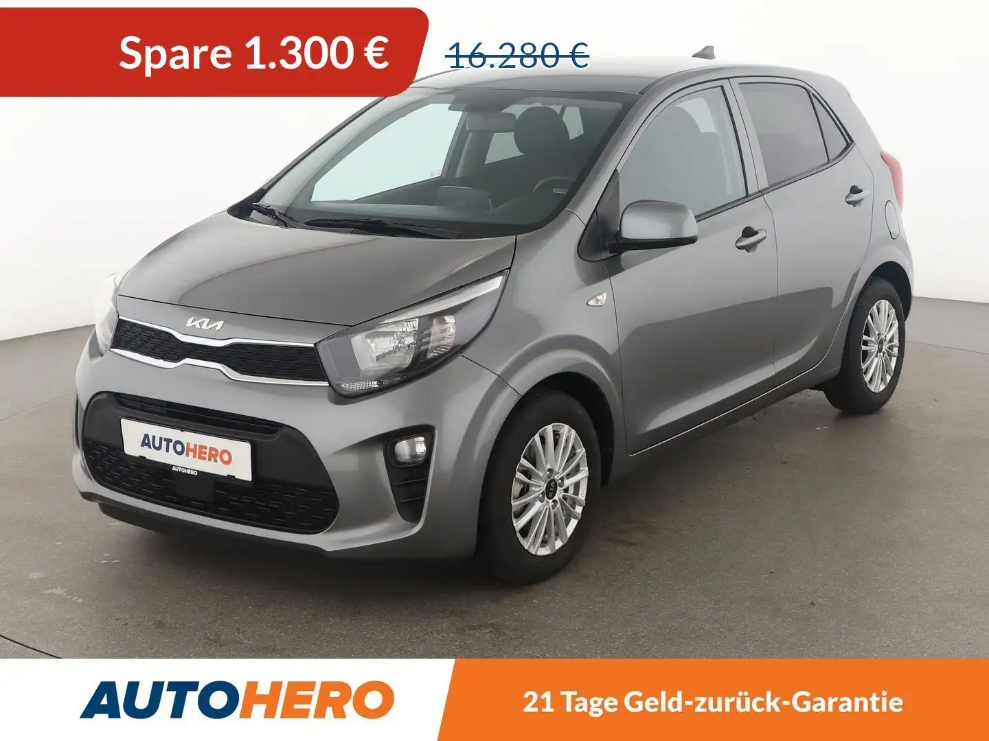 Kia Picanto 1.0 Vision*APP*KLIMA*SHZ*ALU* Grau - 1
