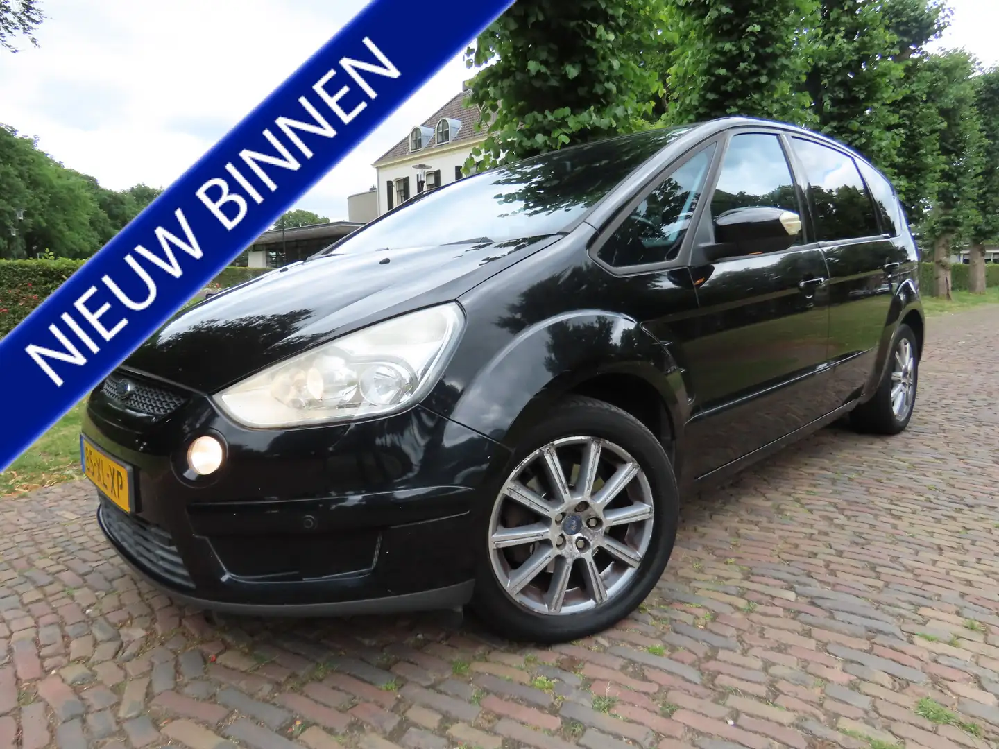Ford S-Max 2.0-16V Ecc Cruisecontrol Leer/Alcantara Panoramad Zwart - 1