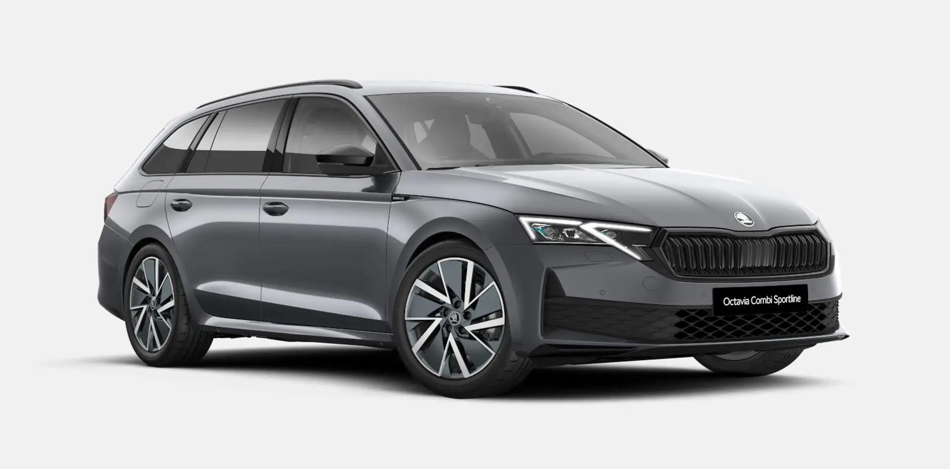 Skoda Octavia Combi 2.0 TSI 4x4 Sportline Matrix AHK ACC el.Heck Grau - 1