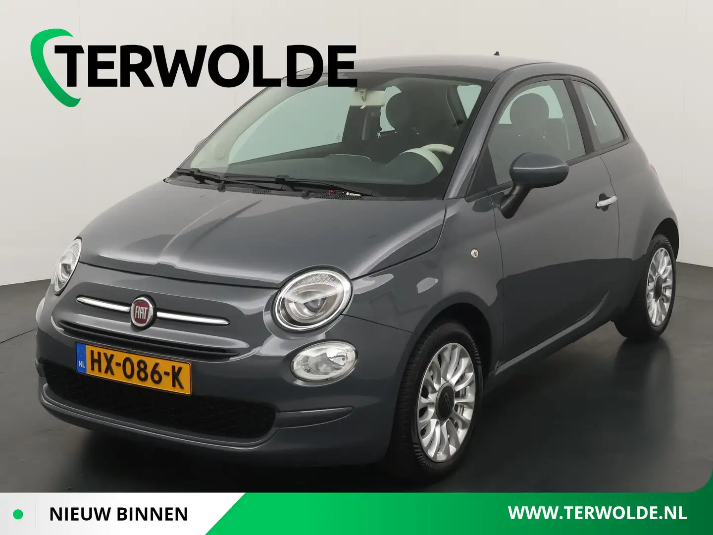 Fiat 500 0.9 TwinAir Turbo Popstar Grijs - 1