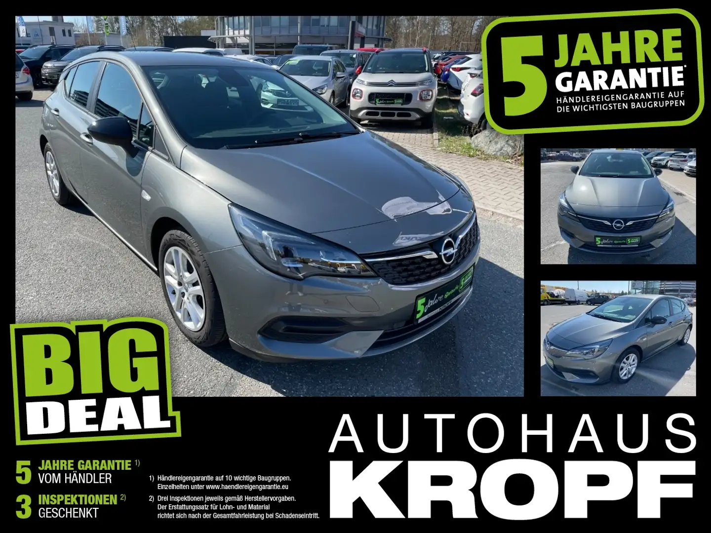 Opel Astra K 1.2 Turbo Edition LM LED W-Paket PDC Grau - 1