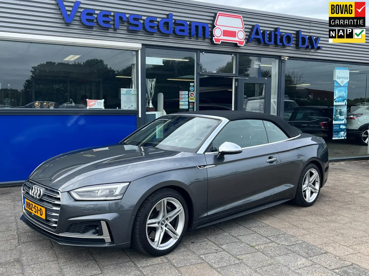 Audi A5 Cabriolet 3.0 TFSI S5 quattro Pro Line Plus, div o Gris - 1