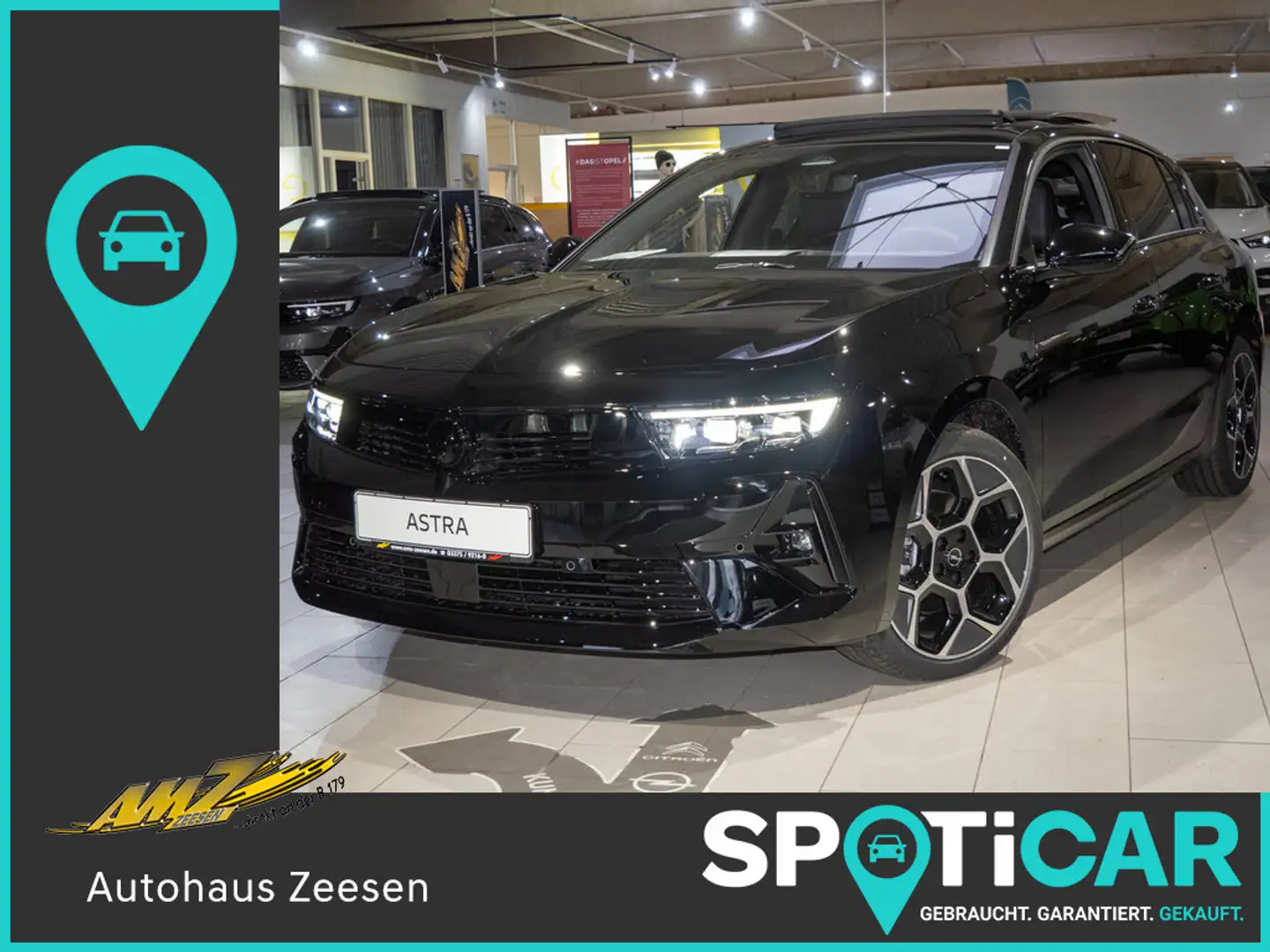 Opel Astra GS 1.2 MHEV HGSD LED NAVI ACC HUD 360° Negru - 1