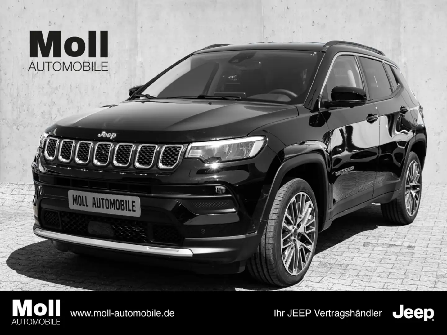 Jeep Compass E-HYBRID LIMITED Premium Park,Komfort,Technologie, Noir - 1