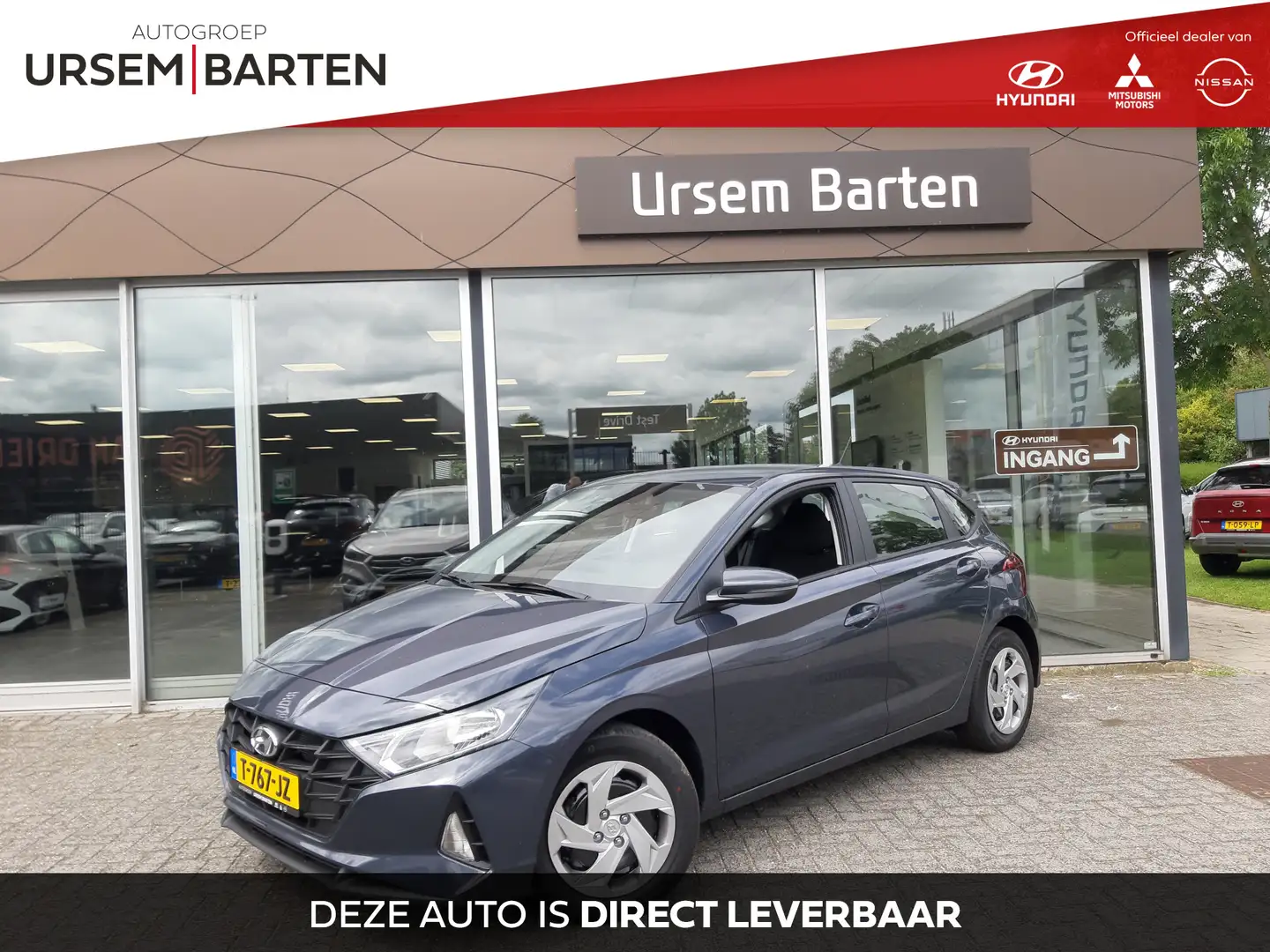 Hyundai i20 1.2 MPI i-Motion Grijs - 1