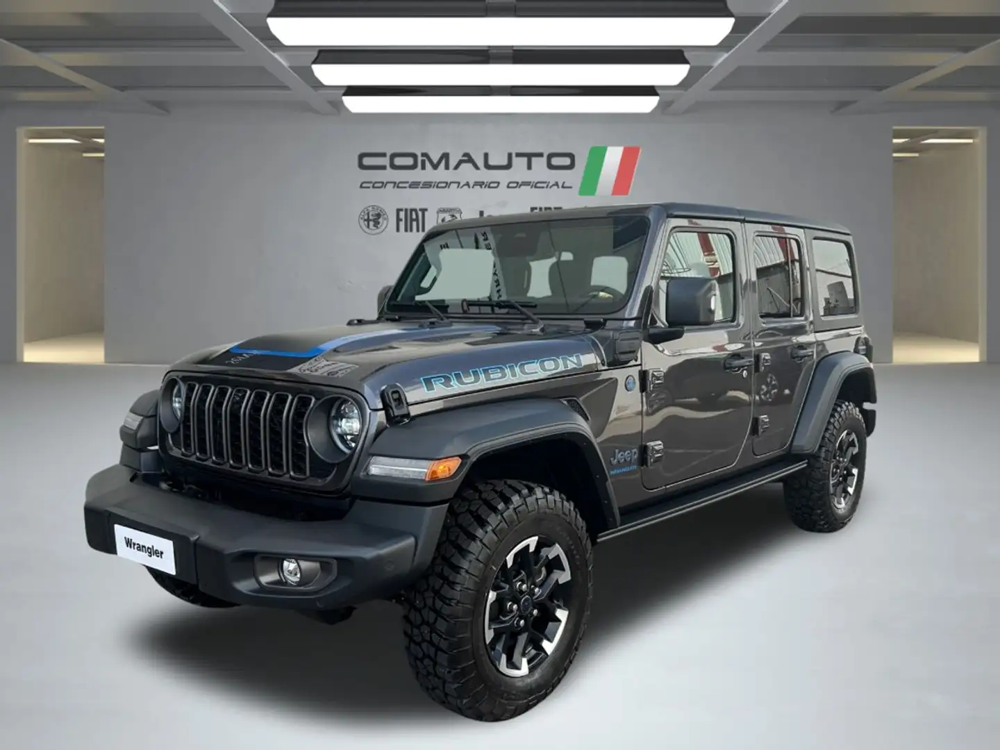 Jeep Wrangler 2.0 280kW (380CV) 8ATX E6D Rubicon Gris - 1