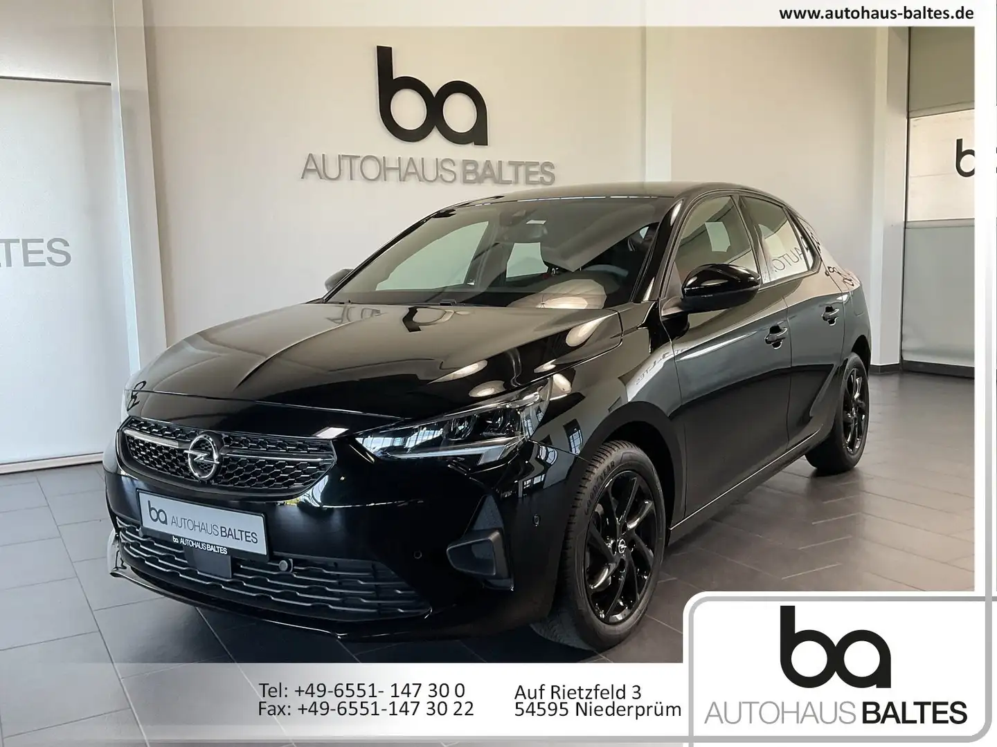 Opel Corsa Corsa F 1.2 Turbo GS 16"/LED/Park&Go/SH/Temp/Kam Noir - 1