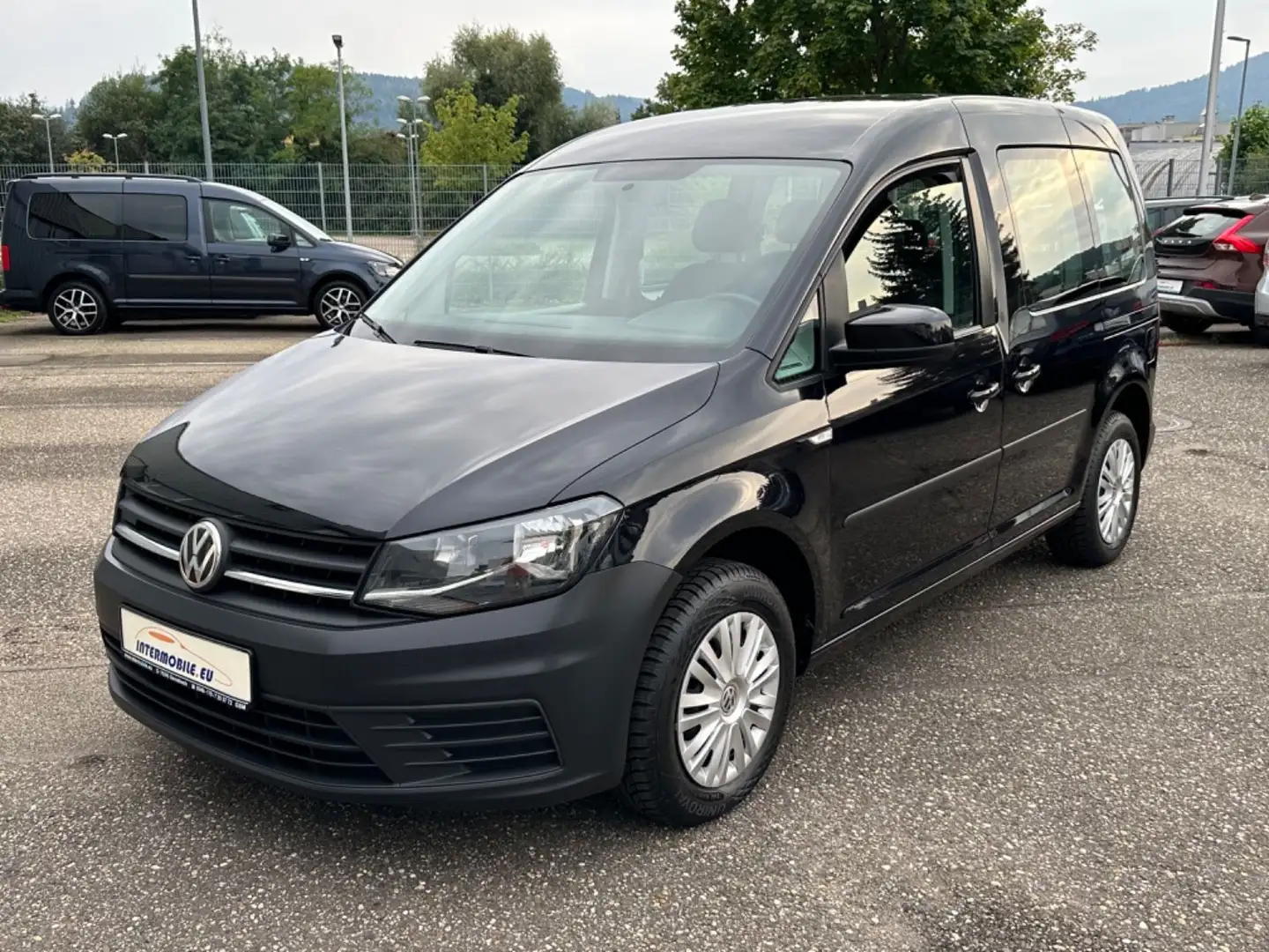 Volkswagen Caddy 1.4 TGI CNG 5-Sitzer Navi AC Klima Kamera* Schwarz - 1