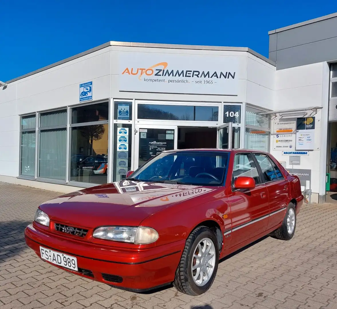 Hyundai SONATA 3.0 V6 GLS Automatik, Schiebedach, Klima Rot - 2