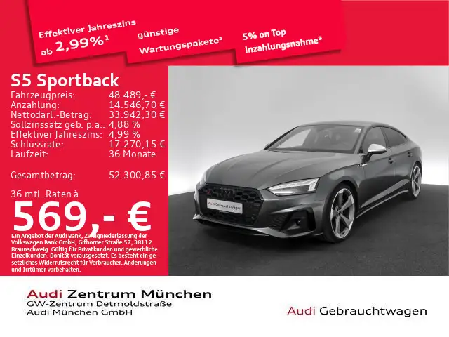 Audi S5 TDI tiptr. B&O/Matrix/Navi+