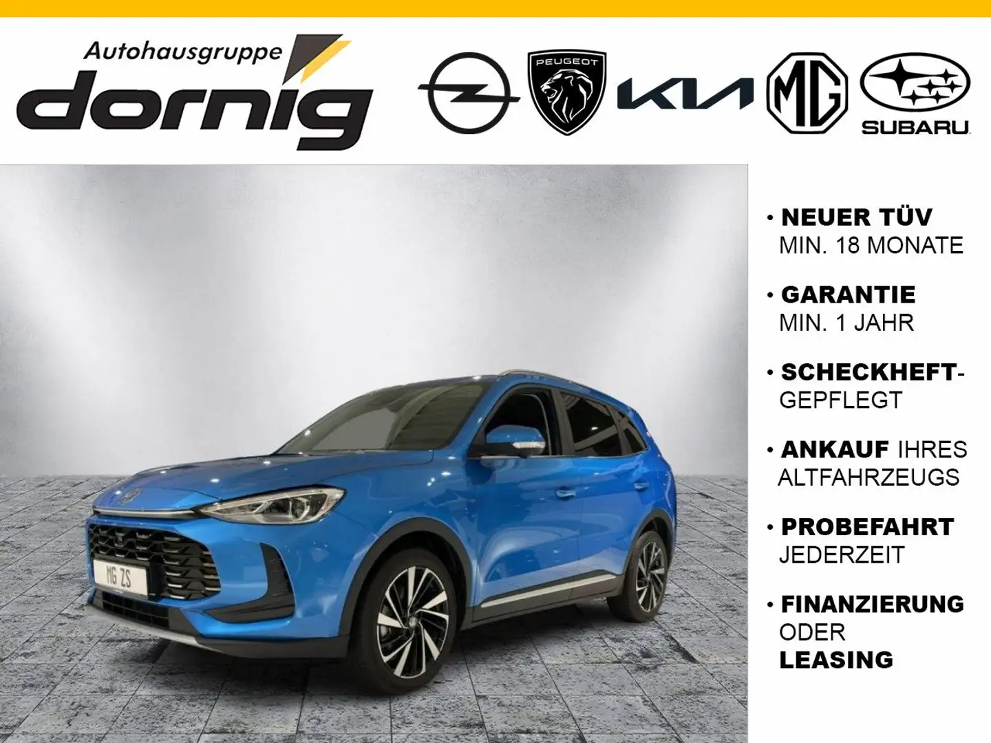 MG ZS HEV Luxury MY24 Blau - 1