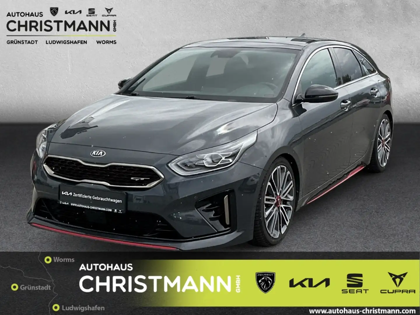 Kia ProCeed / pro_cee'd GT 1.6 T-GDI EU6d *BASTUCK-SPORTAUSPUFF* *TIEFERGE Grau - 1