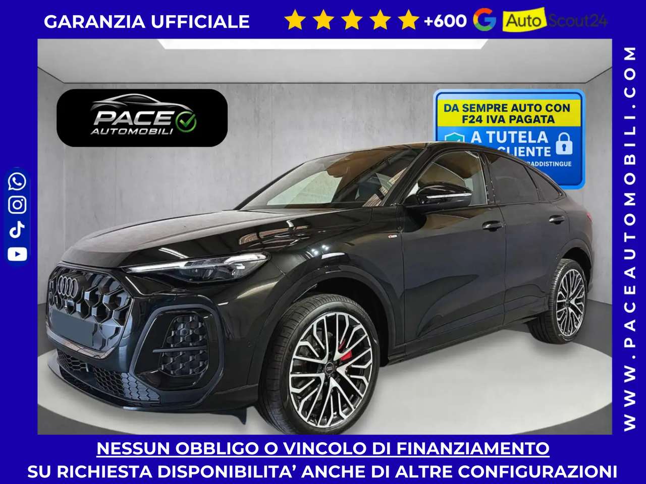 Audi Q5 D Q4 SPORTBACK SPB S LINE SLINE TETTO EDITION ONE