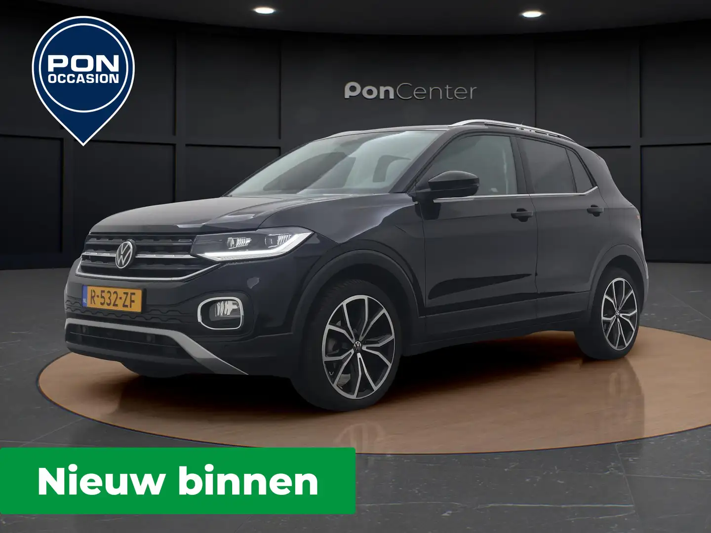 Volkswagen T-Cross 1.0 TSI Style | NIEUW BINNEN | Navigatie | Apple C Zwart - 1
