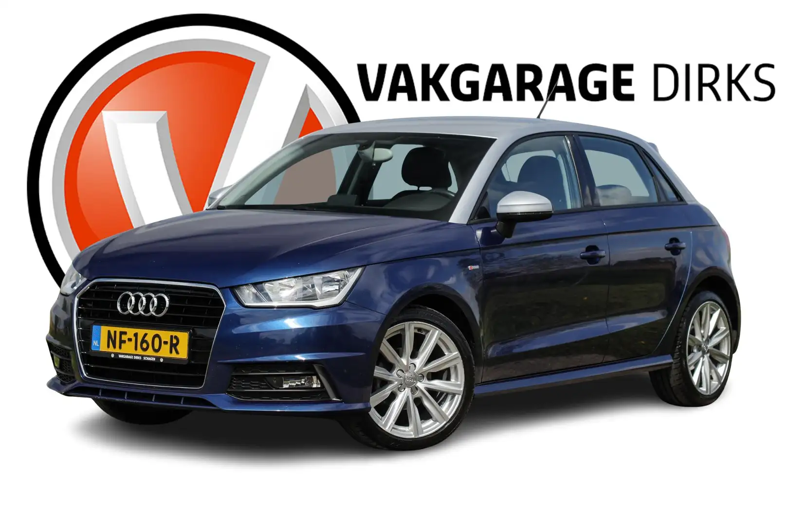 Audi A1 Sportback TFSI S-Line ✅ Navi ✅ 17 inch ✅ Cruise Blauw - 1