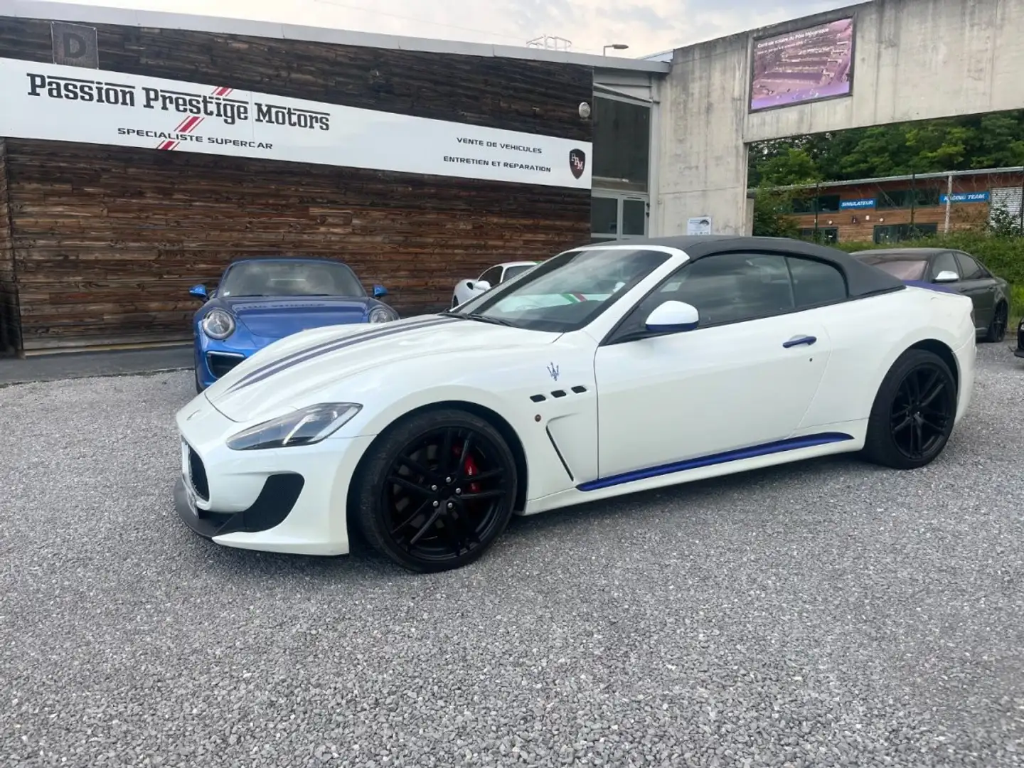 Maserati GranCabrio 4.7S V8 460cv boite ZF MC Stradale Weiß - 1
