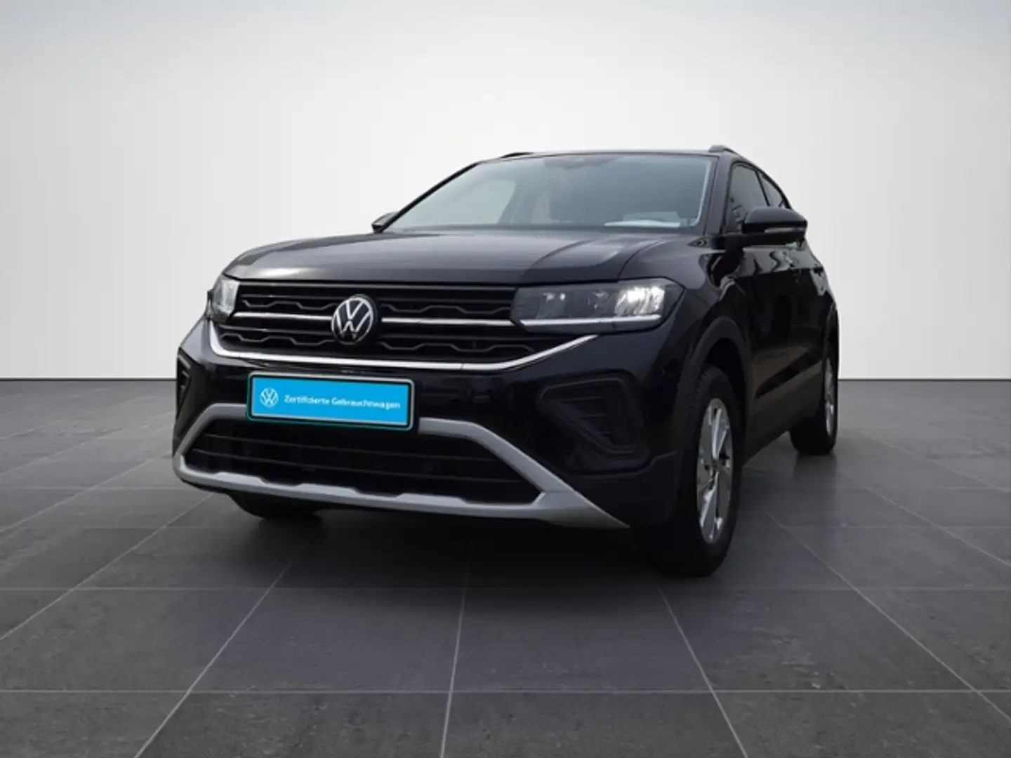 Volkswagen T-Cross 1.0 TSI Life LED/App/ACC/Shz/PDC Zwart - 2