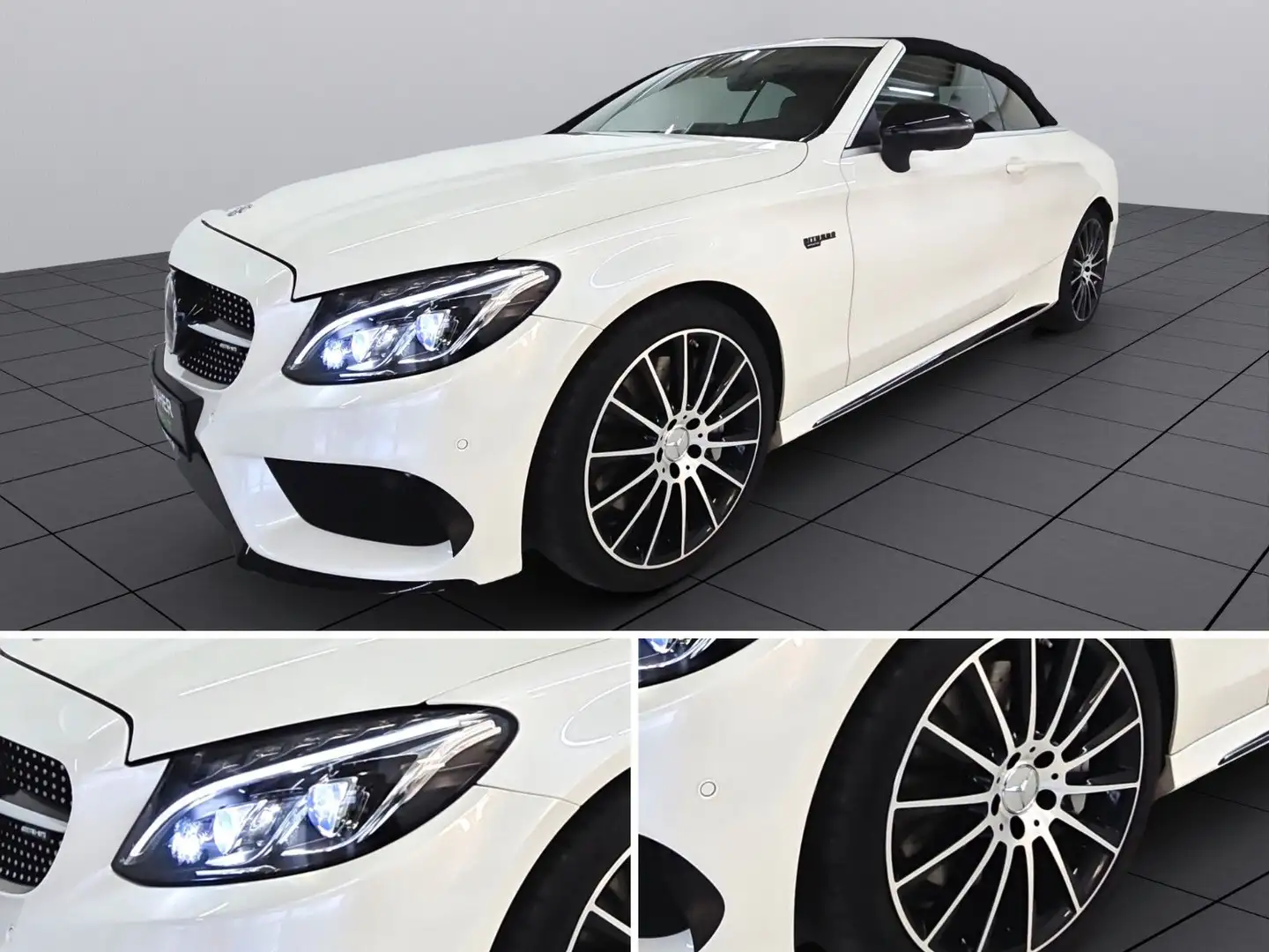 Mercedes-Benz C 43 AMG Cabrio 4Matic *LED*ACC*360°* Weiß - 2