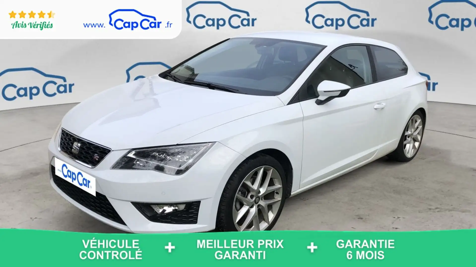 SEAT Leon SC III 1.4 TSI 150 FR - Première main Blanc - 1