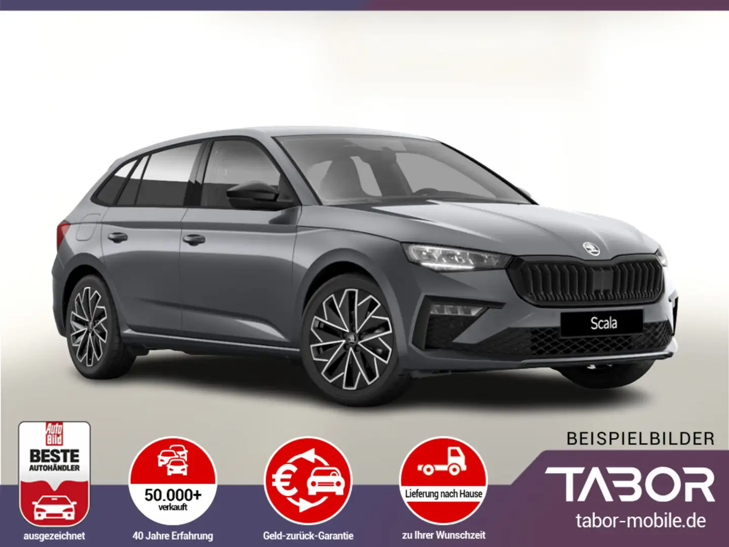 Skoda Scala DSG Dynamic ACC SideA Kam Kessy UVP-32%* Grau - 1