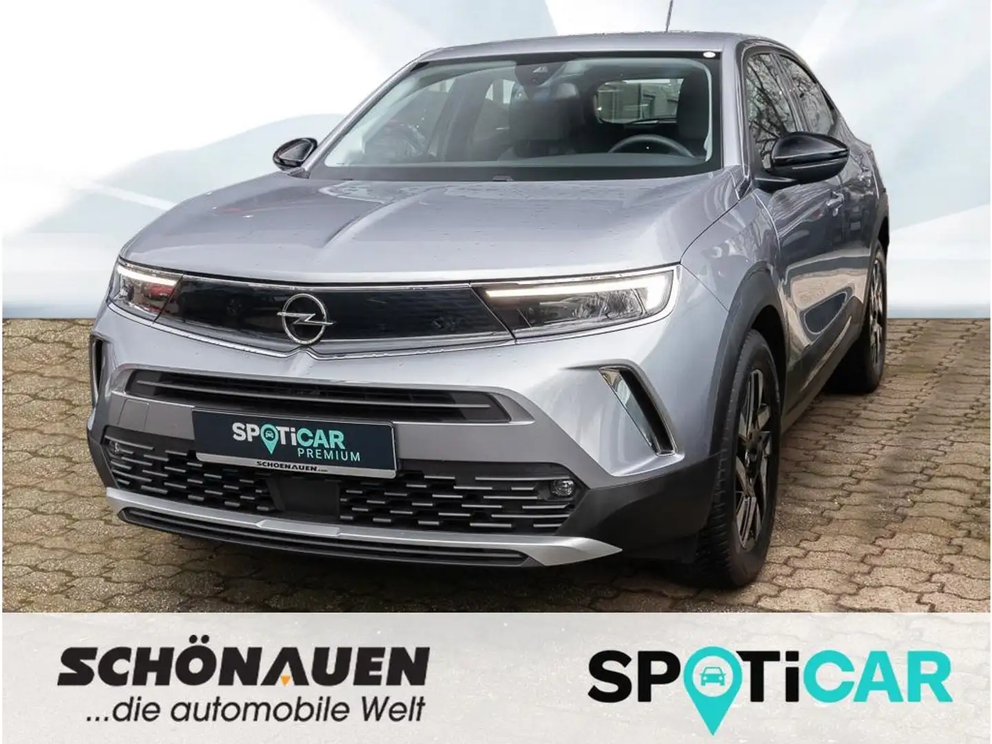 Opel Mokka 1.2 DI TURBO ELEGANCE +S/LHZ+CARPLAY+MET++ Argent - 1