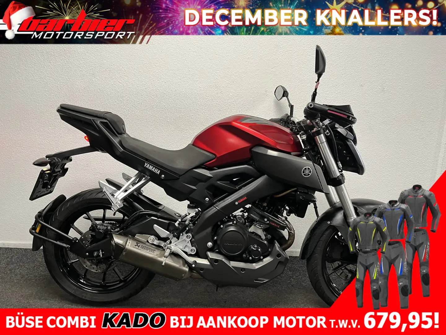 Yamaha MT-125 ABS Rood - 1