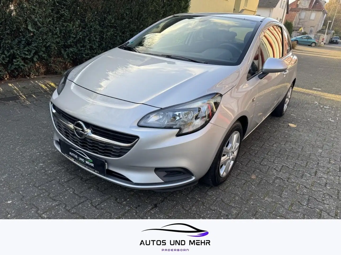 Opel Corsa E Edition Klima Einparkhilfe Sitzheizung Argent - 1