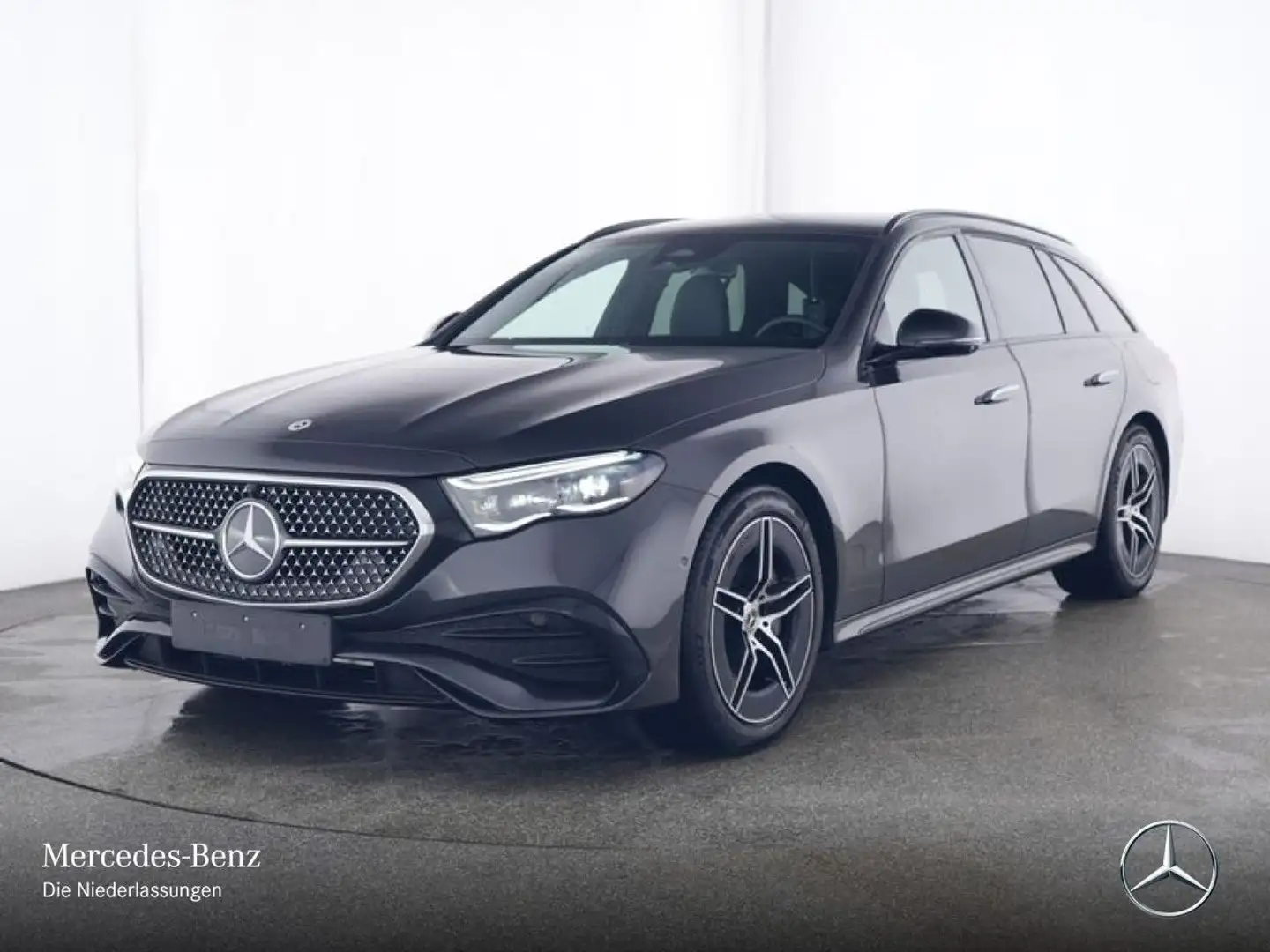 Mercedes-Benz E 300 de T Hybrid AMG 360° Distr. AHK Night Memory Grau - 2