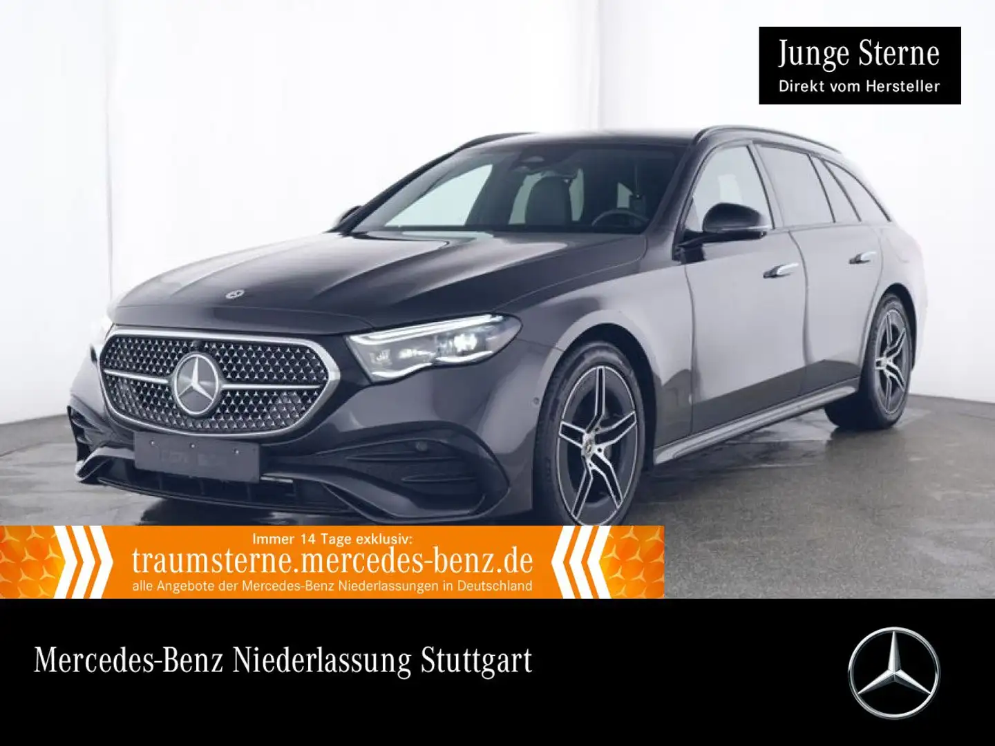 Mercedes-Benz E 300 de T Hybrid AMG 360° Distr. AHK Night Memory Grau - 1
