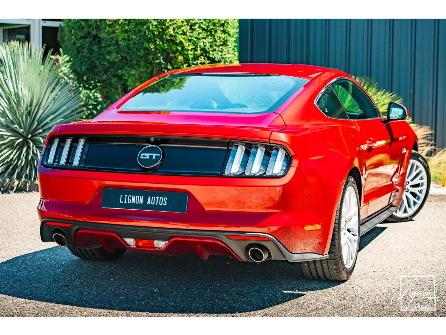 Ford Mustang 5.0 V8 Ti-VCT - 421 - BVA  CONVERTIBLE 2015 CABRIO Rouge - 2