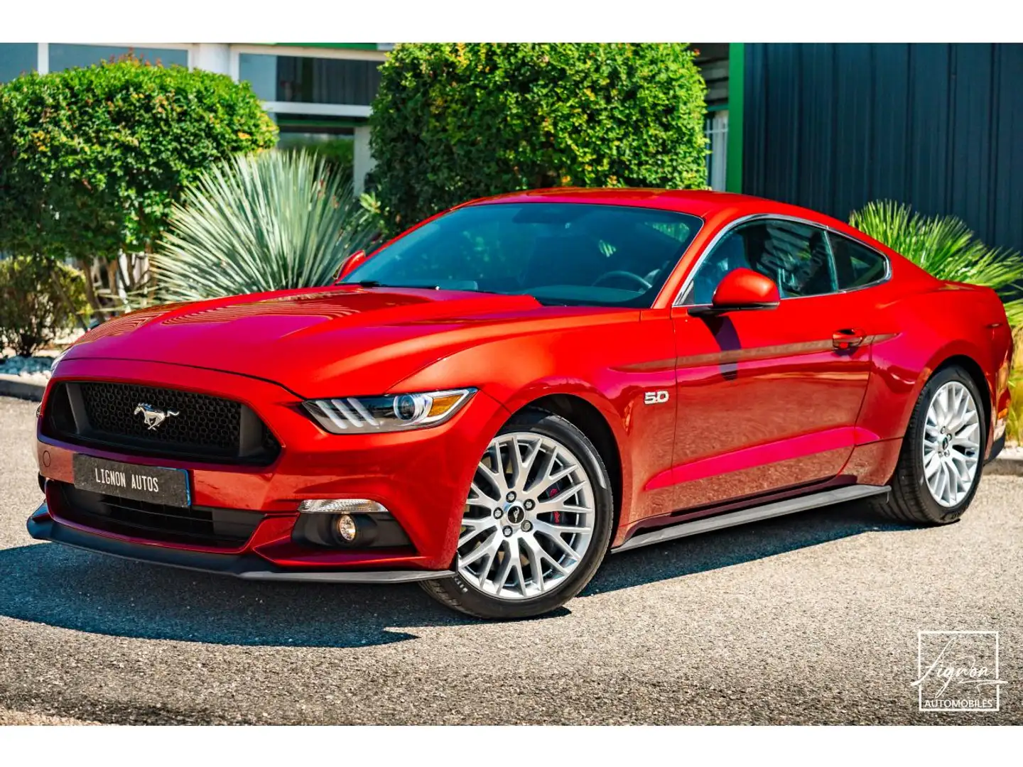 Ford Mustang 5.0 V8 Ti-VCT - 421 - BVA  CONVERTIBLE 2015 CABRIO Rouge - 1