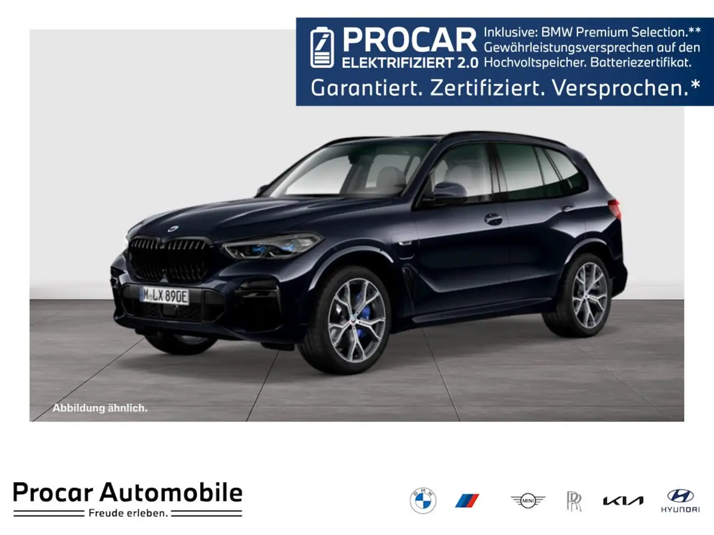 BMW X5 xDrive45e H/K+AHK+PANO+HuD+DA PROF+360° Schwarz - 1