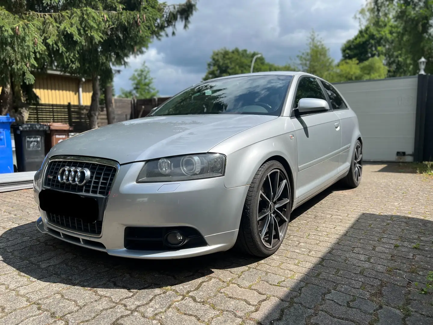 Audi A3 A3 2.0 TFSI quattro S Line Sportpaket plus Silber - 1