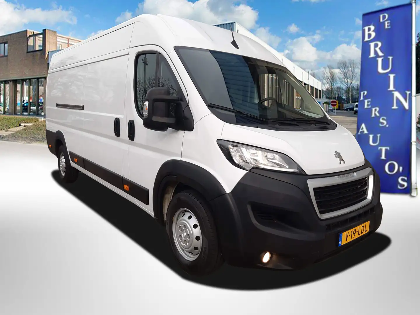 Peugeot Boxer 2.2 BlueHDi 140 Pk L4H2 Airco Cruise control Navig Wit - 1