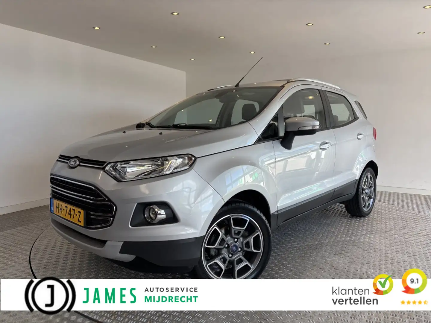 Ford EcoSport 1.0 EcoB. Titanium, Trekhaak, Stoelverwarming Gris - 1