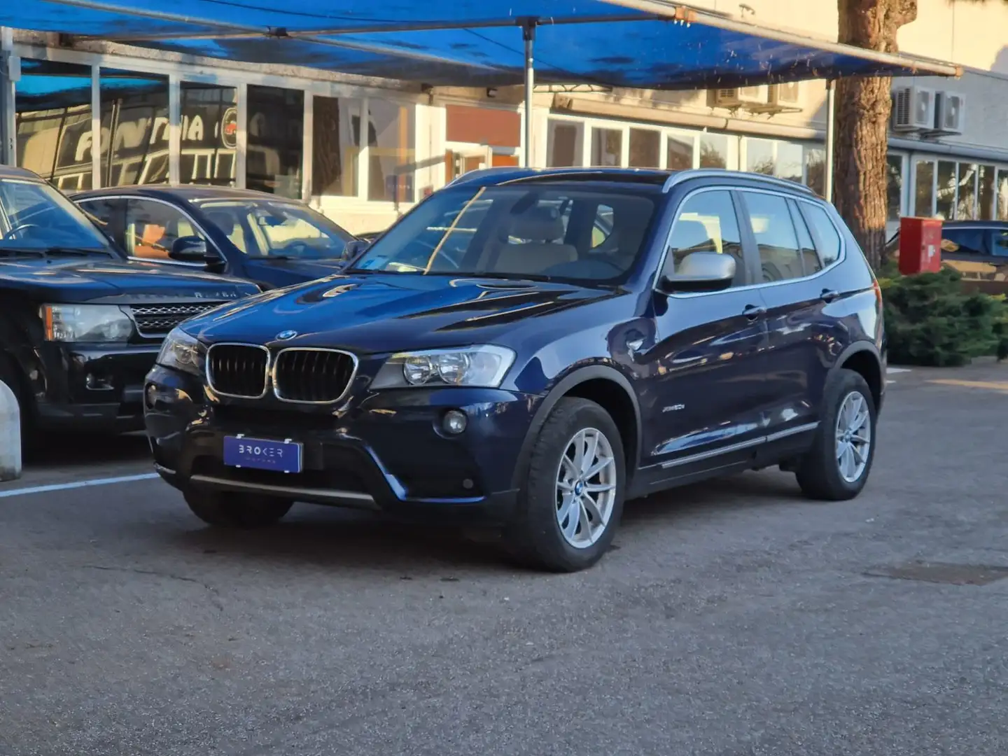 BMW X3 F25 xdrive 20d 1PROP. TETTO PAN. Blauw - 1