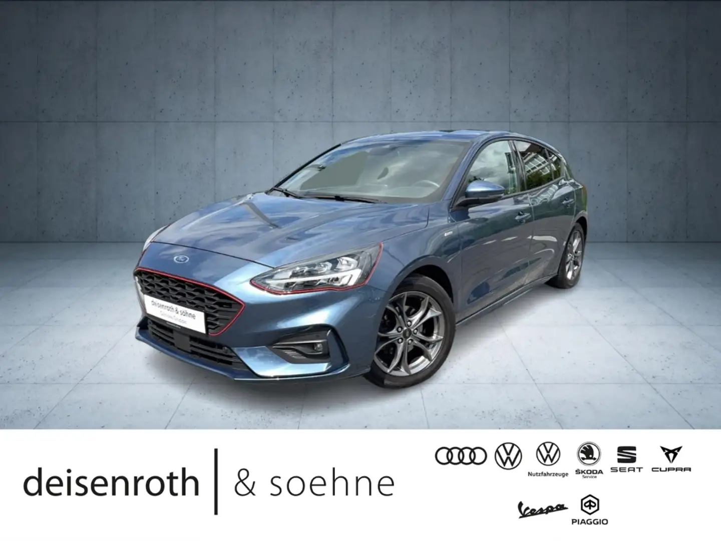 Ford Focus ST-Line 1.5 EcoBoost Nav/LED/Assist/SHZ/Klima/LHZ/ Blau - 1