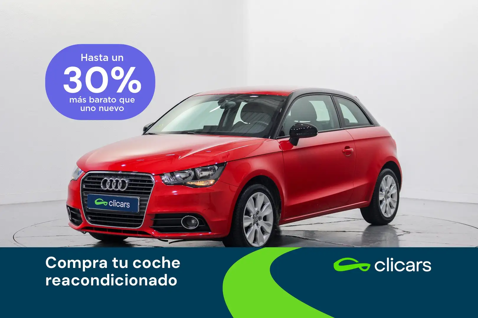 Audi A1 1.6TDI Ambition 90 Rojo - 1