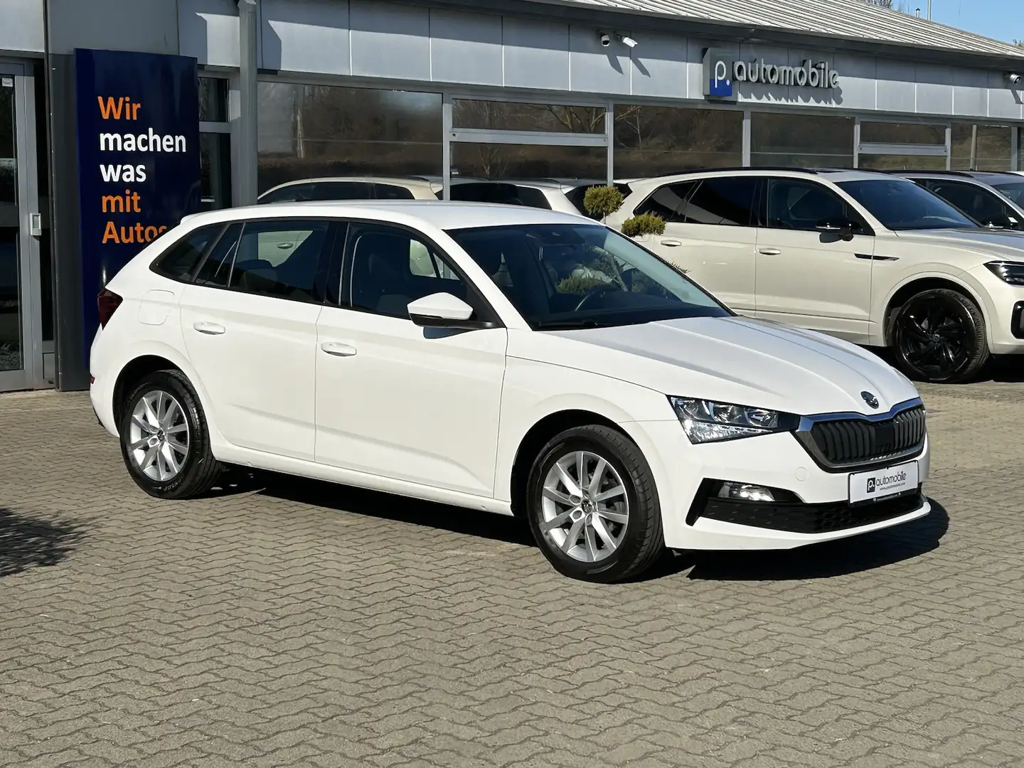 Skoda Scala 1.0 TSI Ambition*KLIMA*SITZHEIZUNG*PDC*GRA Blanc - 2