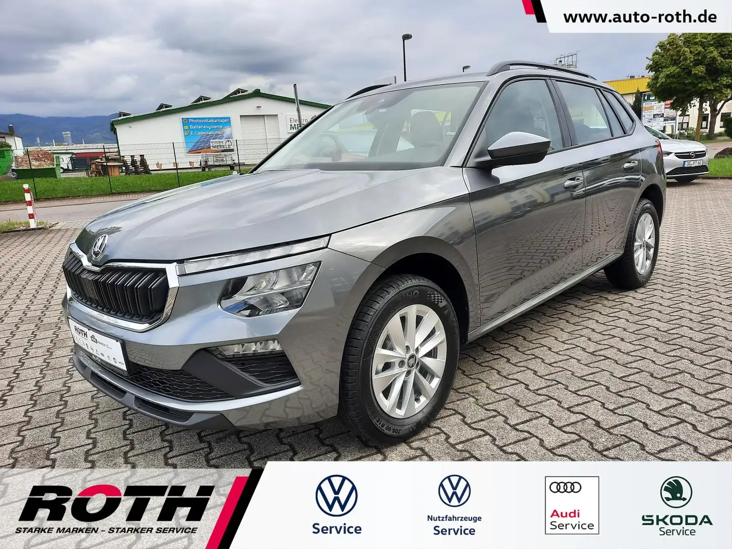 Skoda Kamiq 1.0 TSI Essence DSG *LED*AHK*DAB*Alu*GV5 Gris - 1
