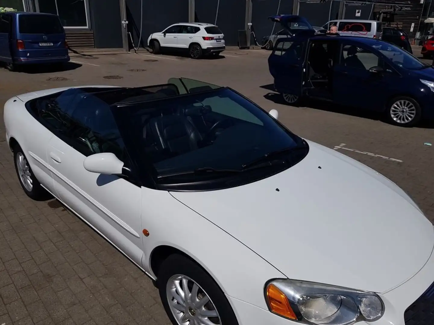 Chrysler Sebring JR Cabrio Blanc - 1