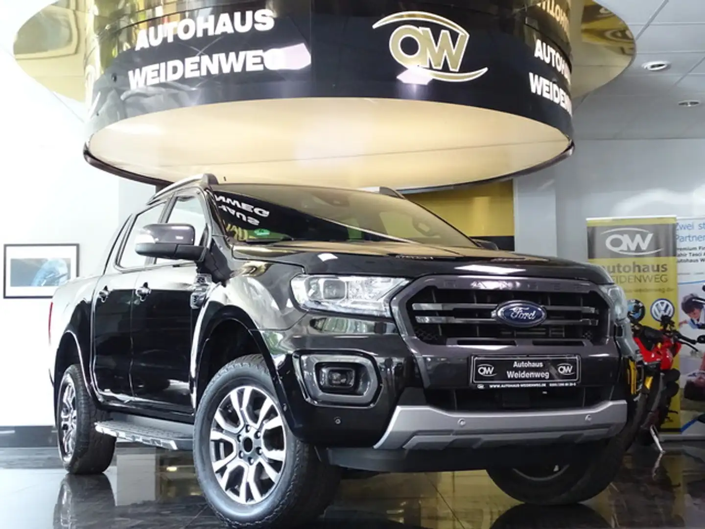 Ford Ranger Wildtrak 4WD DOKA LED AHK Ladep.Navi Cam Schwarz - 2