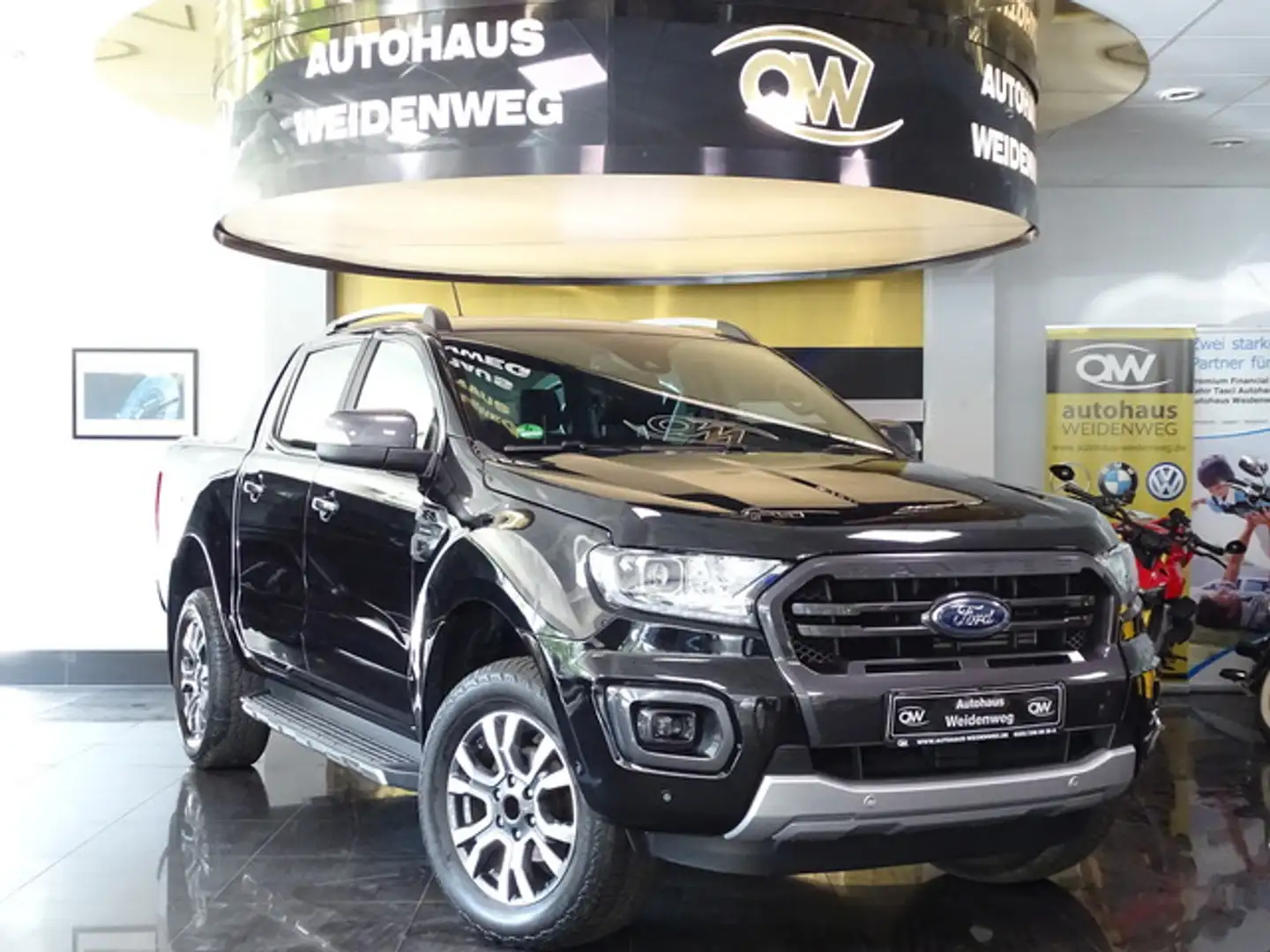 Ford Ranger Wildtrak 4WD DOKA LED AHK Ladep.Navi Cam Noir - 1