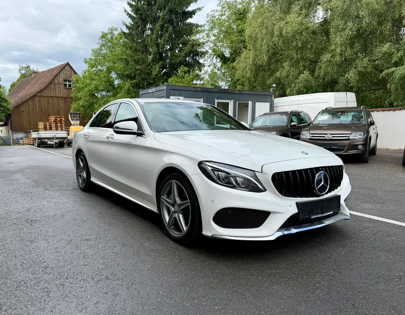 Mercedes-Benz C 220 d 4Matic (AMG) Weiß - 2