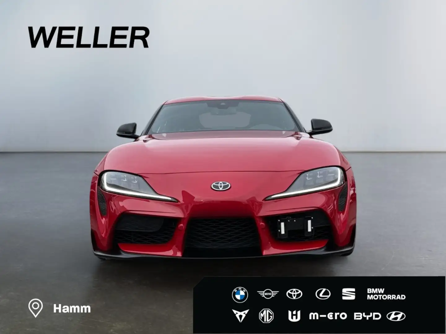 Toyota Supra GR 3.0 Lightweight *HUD*CAM*Fuchs Felgen* Красный - 2