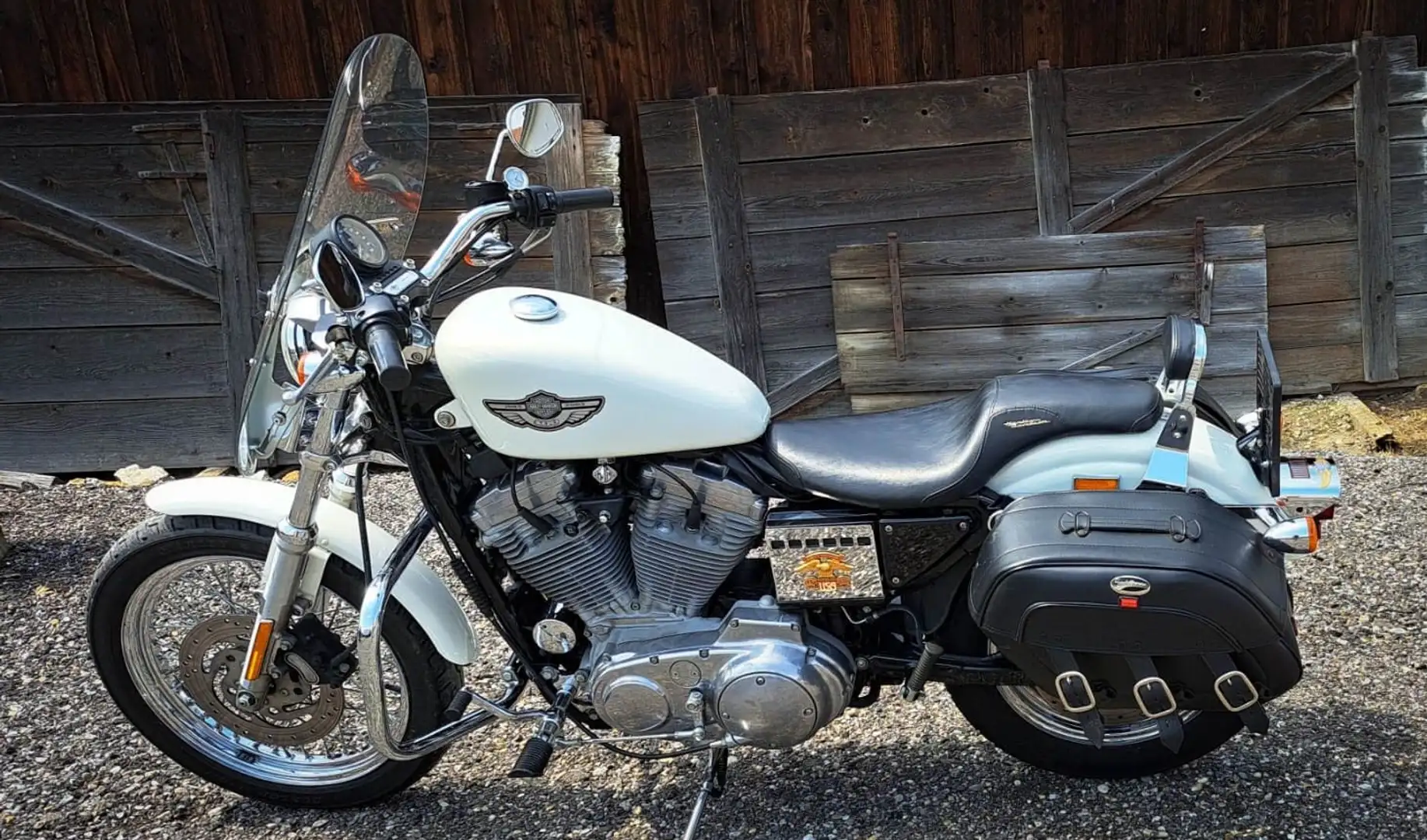 Harley-Davidson Sportster 883 XLH 100th Anniversary Weiß - 1