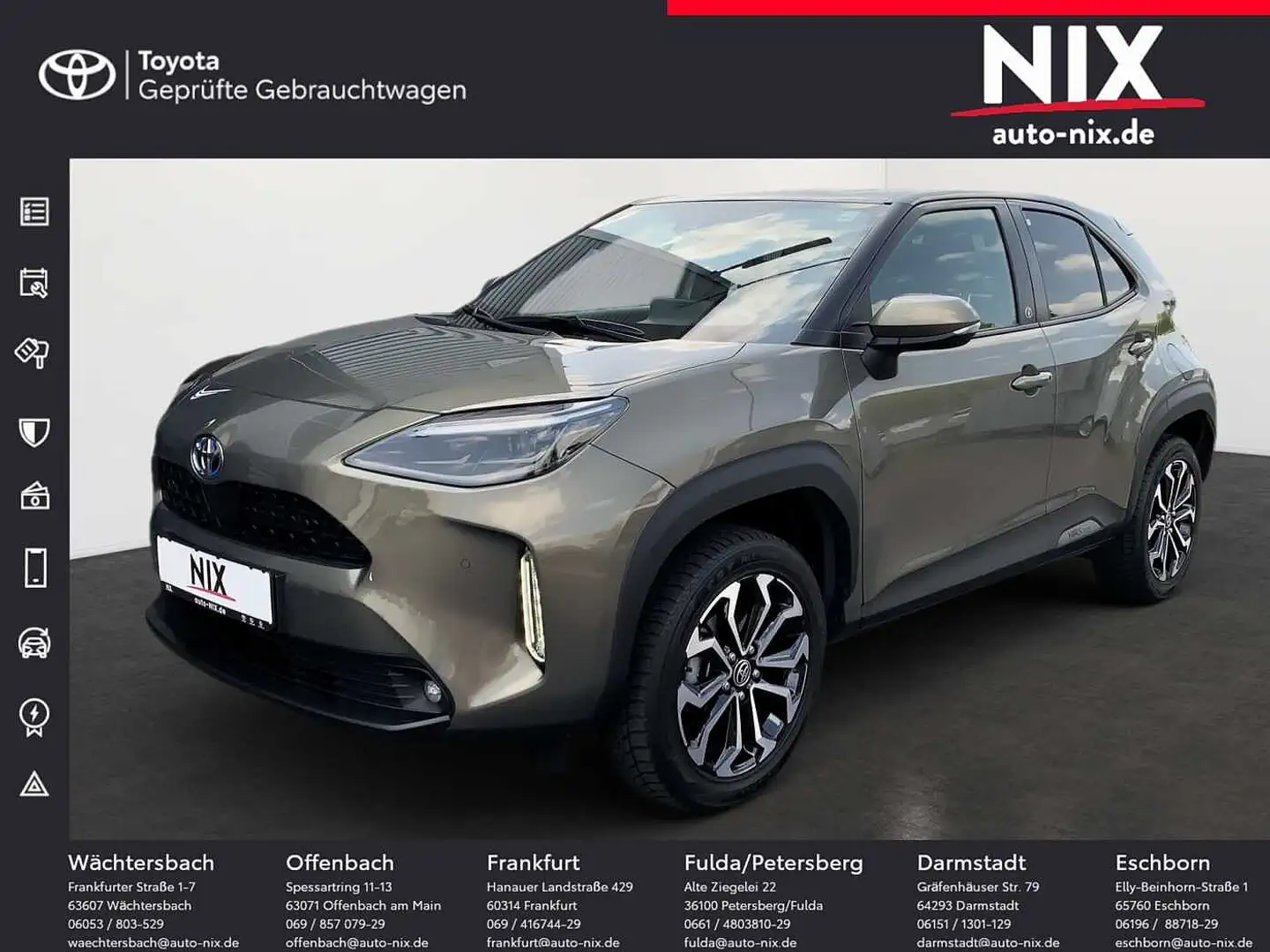Toyota Yaris Cross 1.5 Hybrid Team D Ganzjahresreifen Braun - 1