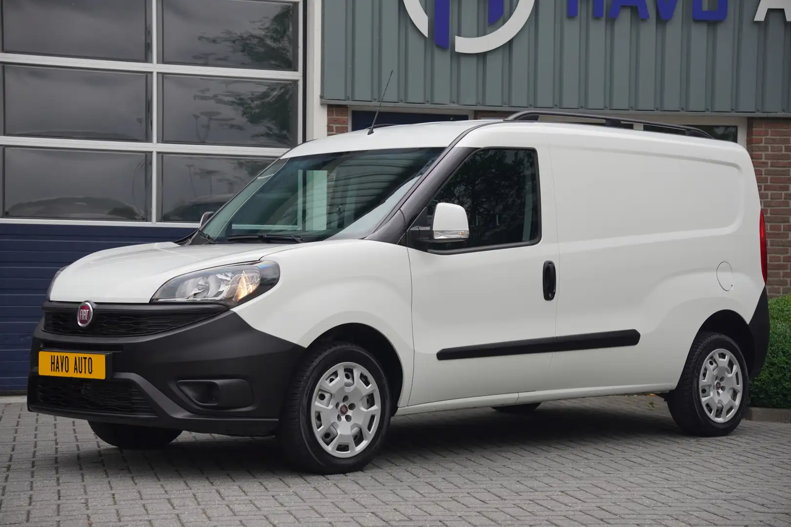 Fiat Doblo Cargo 1.4 L2 Maxi, AIRCO, TREKHAAK, BTW-VRIJ, 3-ZI Wit - 2