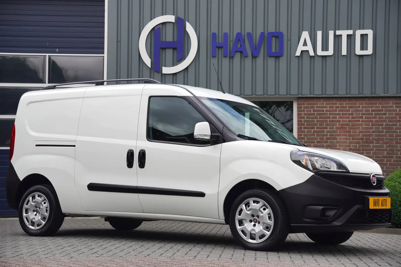 Fiat Doblo Cargo 1.4 L2 Maxi, AIRCO, TREKHAAK, BTW-VRIJ, 3-ZI Wit - 1