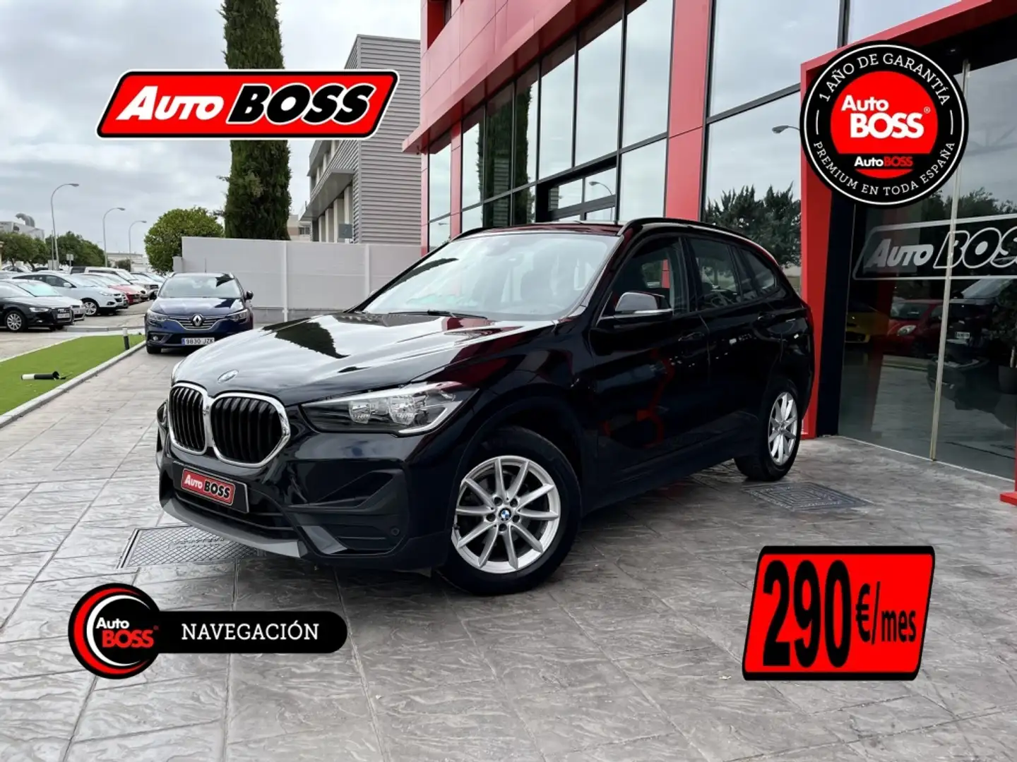 BMW X1 sDrive 16d Negro - 1